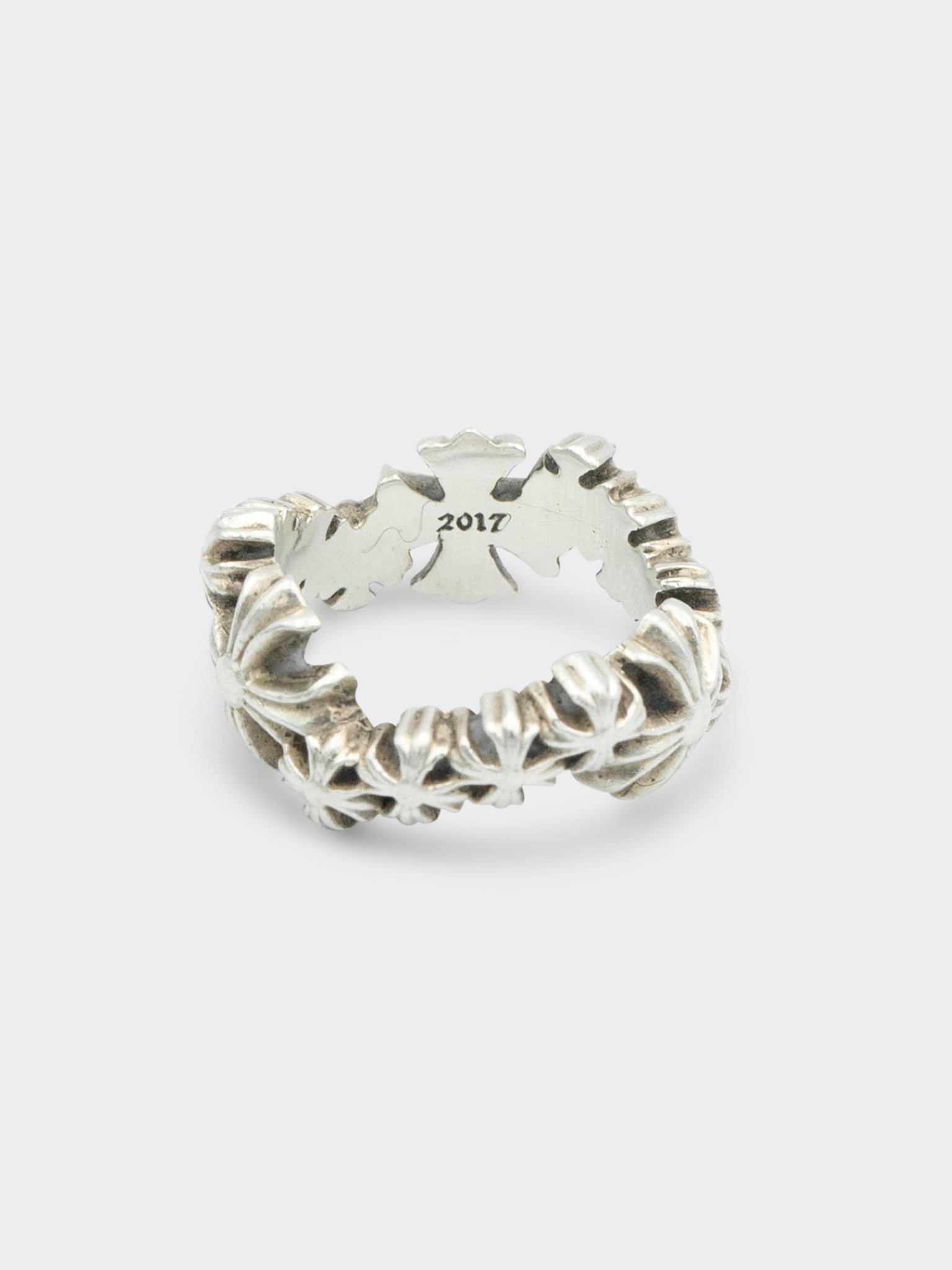 Plus Wave Ring Chrome Hearts
