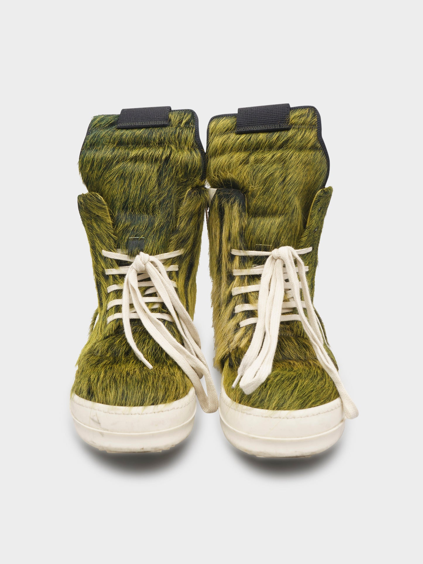 "Grinch" Green Pony Hair Geobaskets