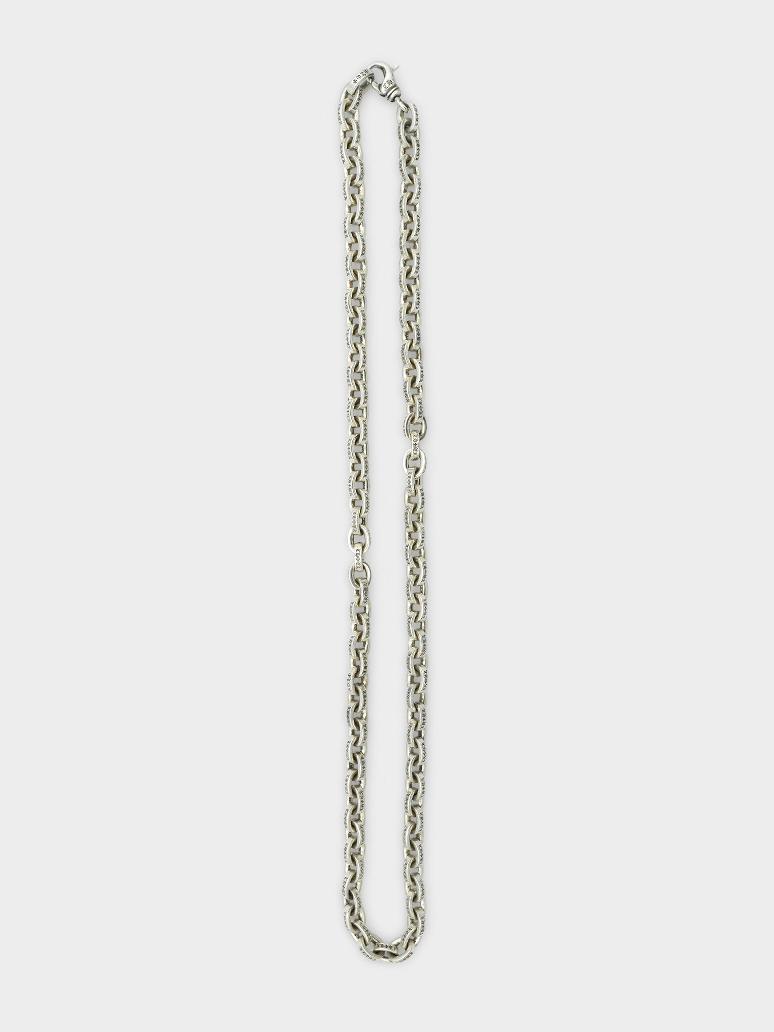 Large Paper Chain Necklace Chrome Hearts