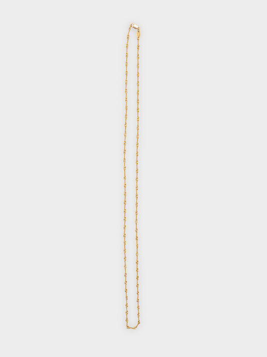 22k Twist Chain Necklace
