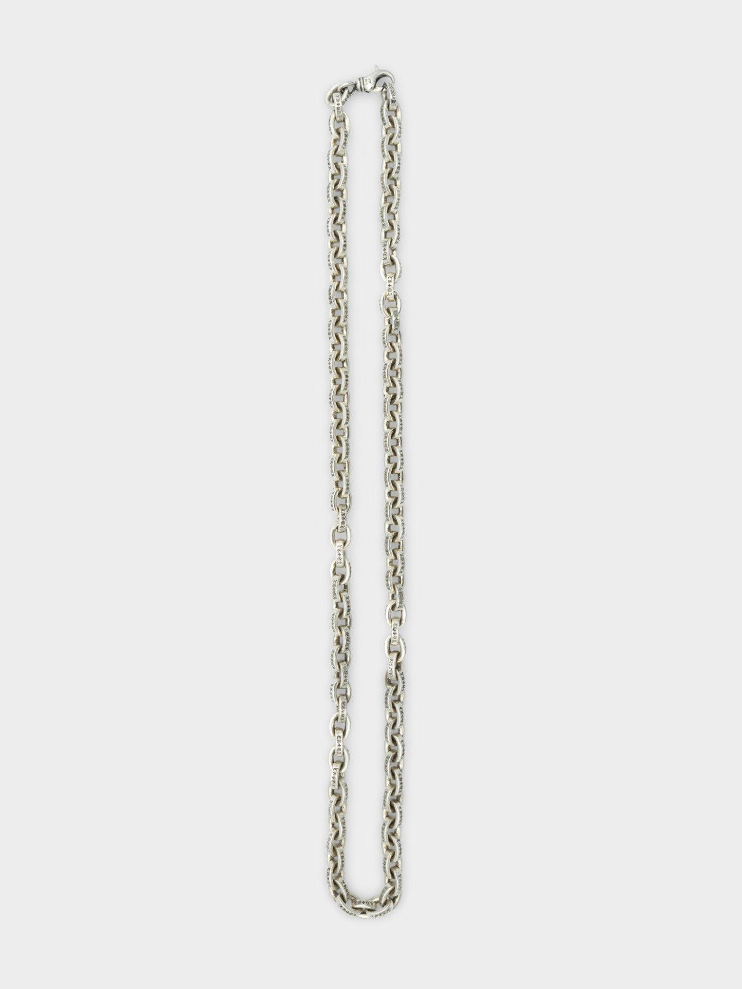 Large Paper Chain Necklace Chrome Hearts