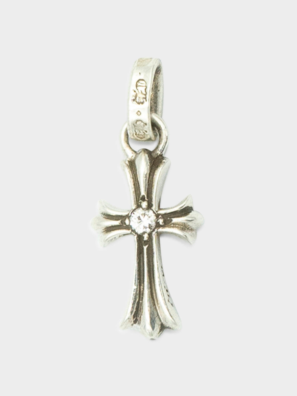 Center Stone Baby Fat Pendant - Diamond
