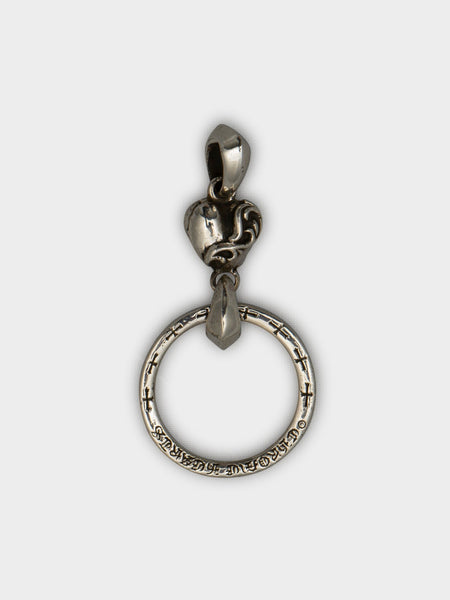 アクセサリー CHROME HEARTS ntfl Buy Chrome Hearts NTFL Heart Charm Pendant Online at Groupie