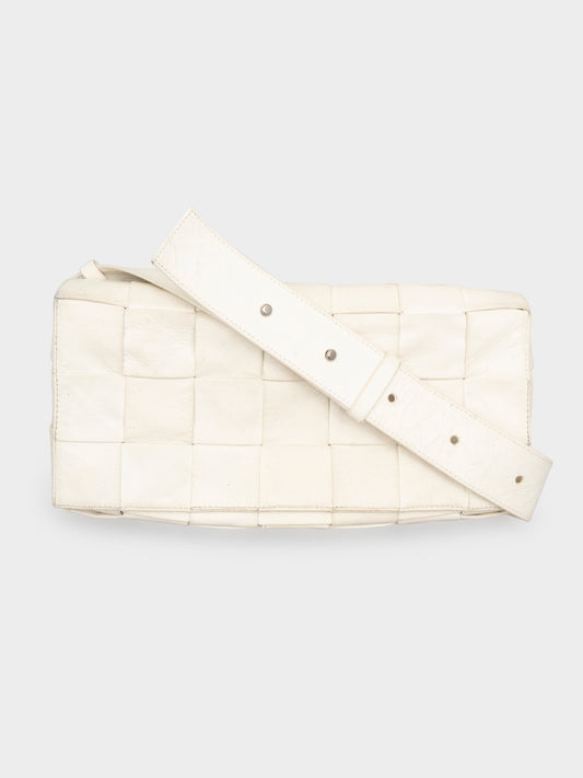 XL Calfskin Leather Intrecciato Quilted Cassette Bag