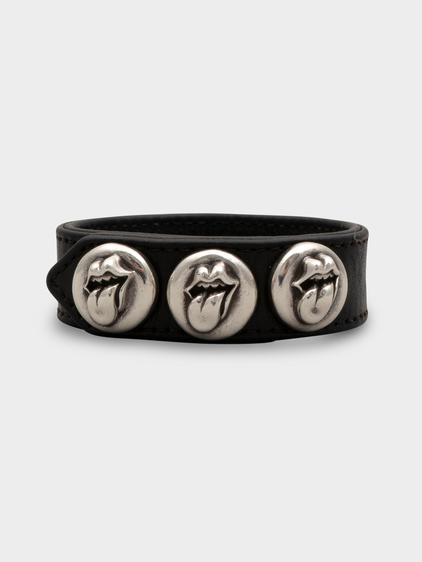 Rolling Stones Leather Bracelet