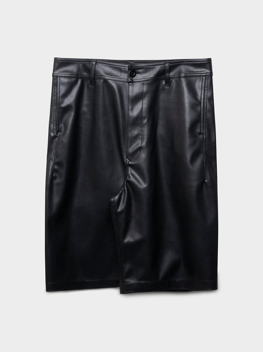 Vegan Leather Shorts