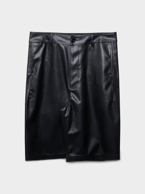 Vegan Leather Shorts