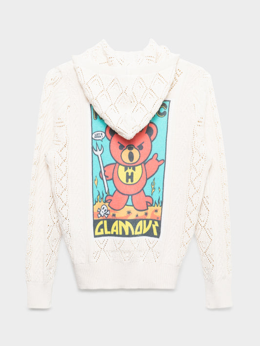Devil Bear Knit Hoodie Hysteric Glamour