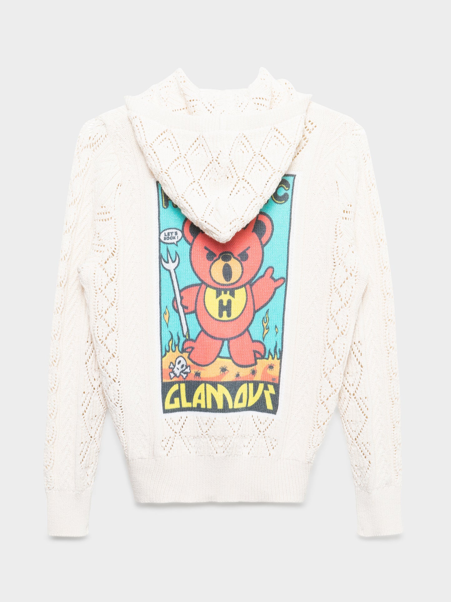 Devil Bear Knit Hoodie Hysteric Glamour