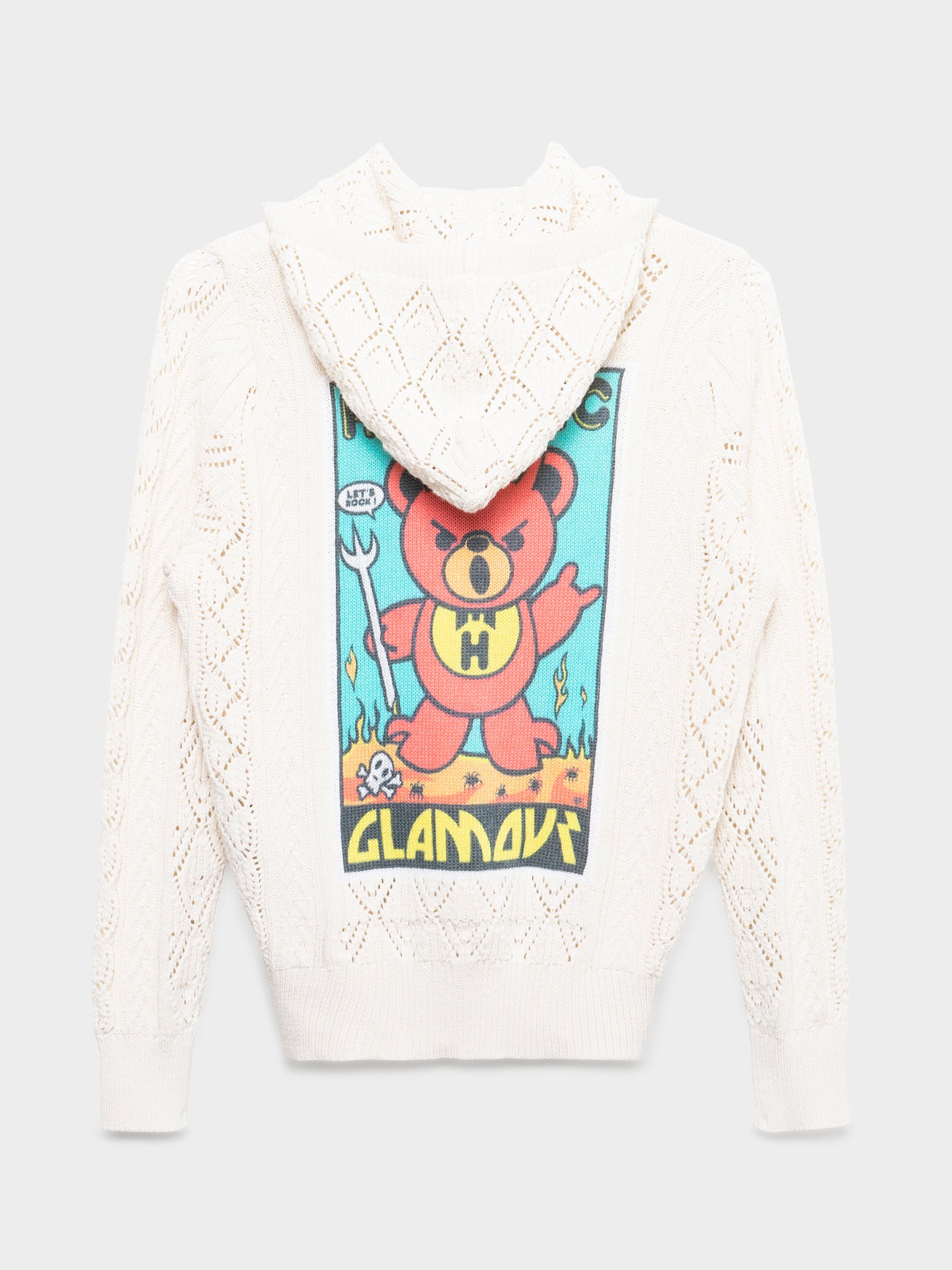Devil Bear Knit Hoodie Hysteric Glamour