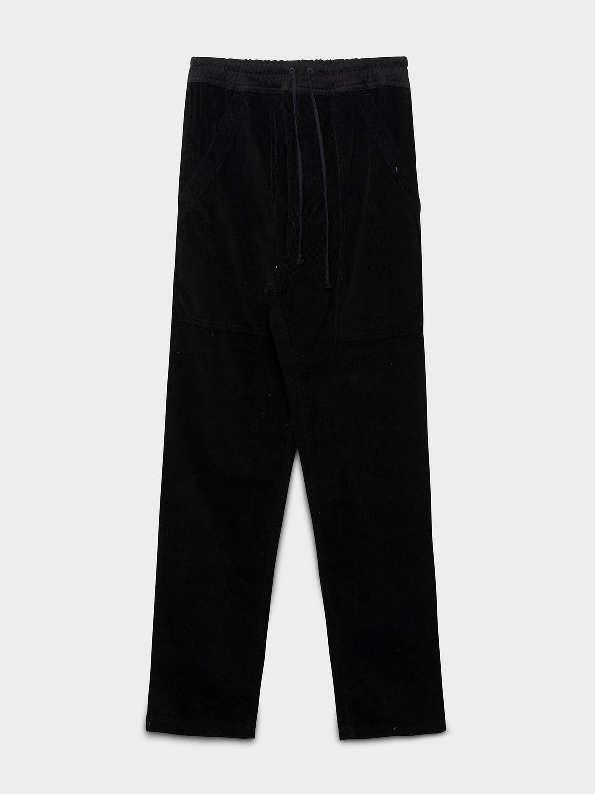 Drawstring Corduroy Pants