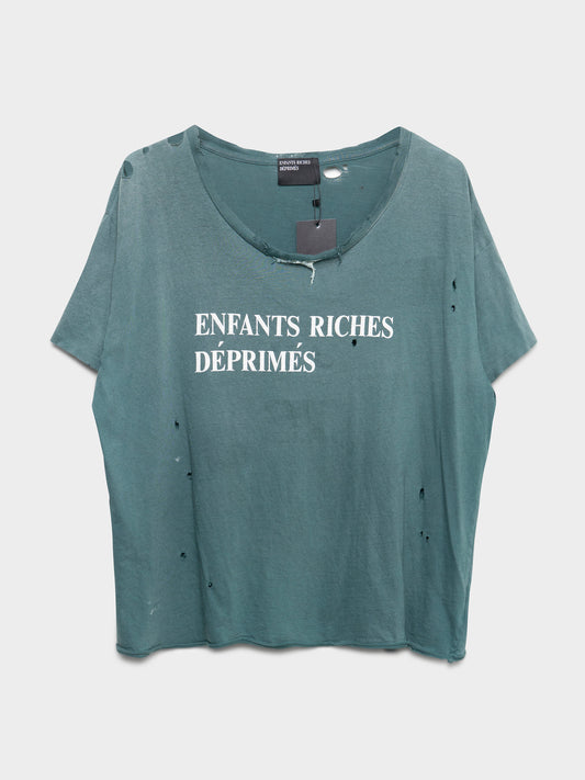 Green Logo T-Shirt Enfants Riches Deprimes