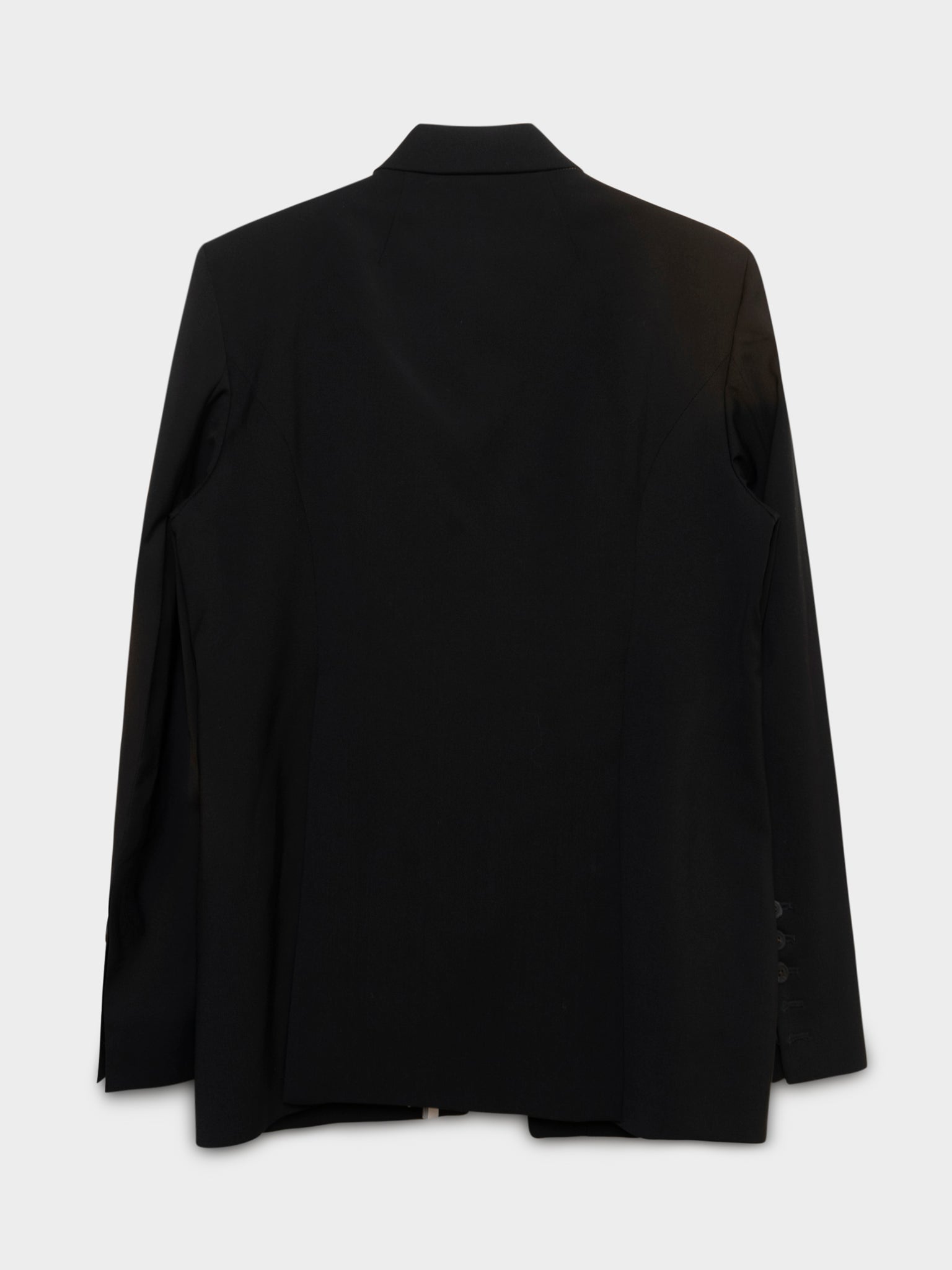 【月末特価】Rick Owens SOFT BLAZER 48 Rick Owens Soft Blazer Mens 48 Black Slim Fit Made in Italy Wool