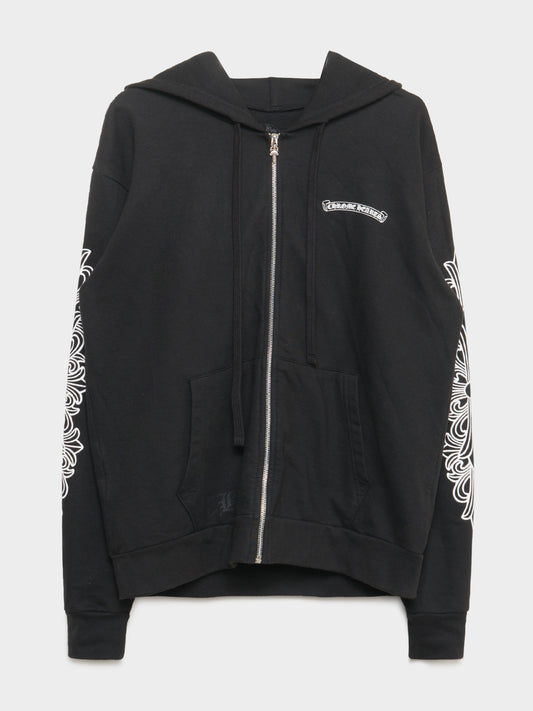 Dagger Eyechart Zip-Up Hoodie