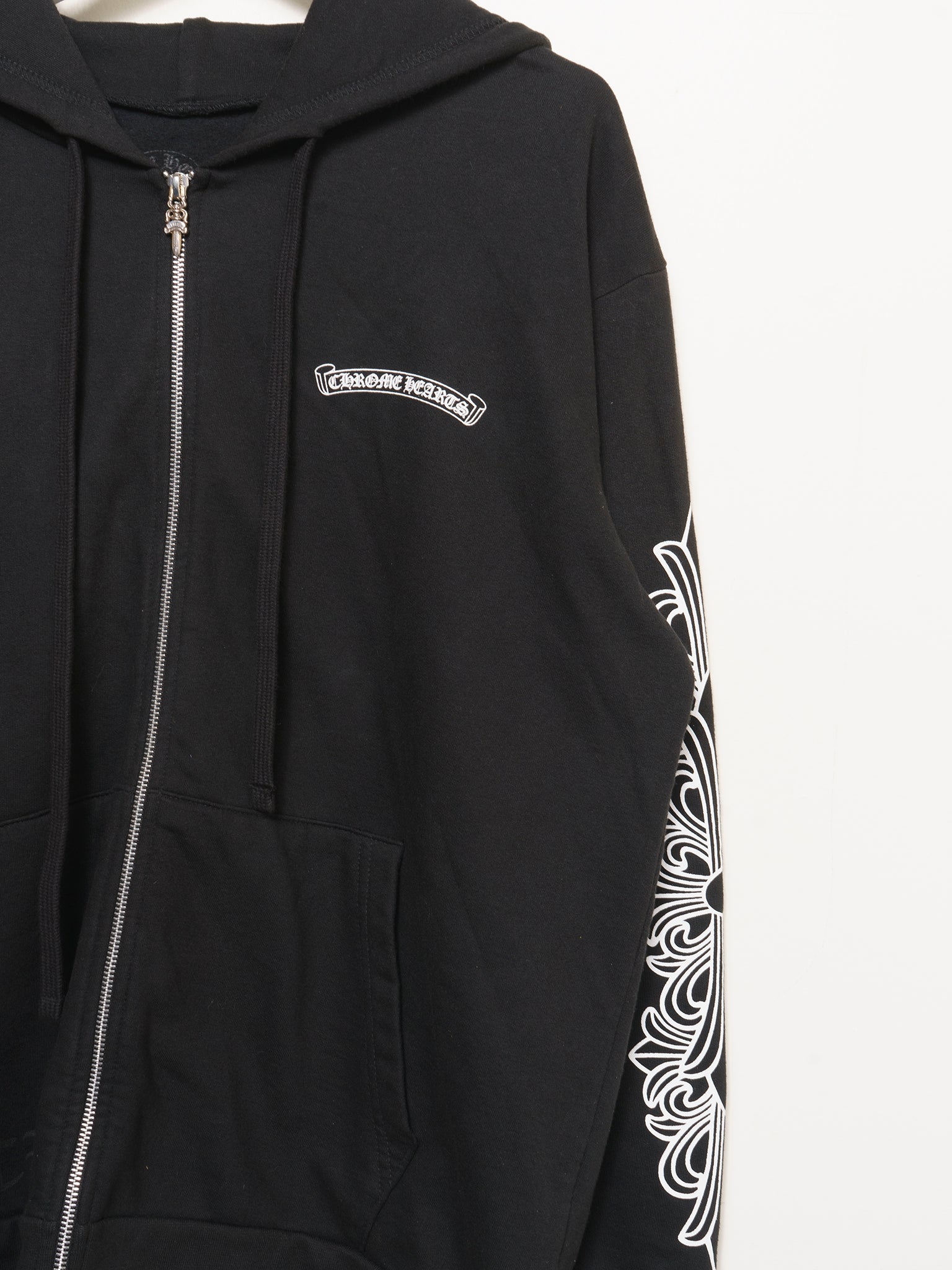 Chrome Hearts: Dagger Eyechart Zip-Up Hoodie | Groupie