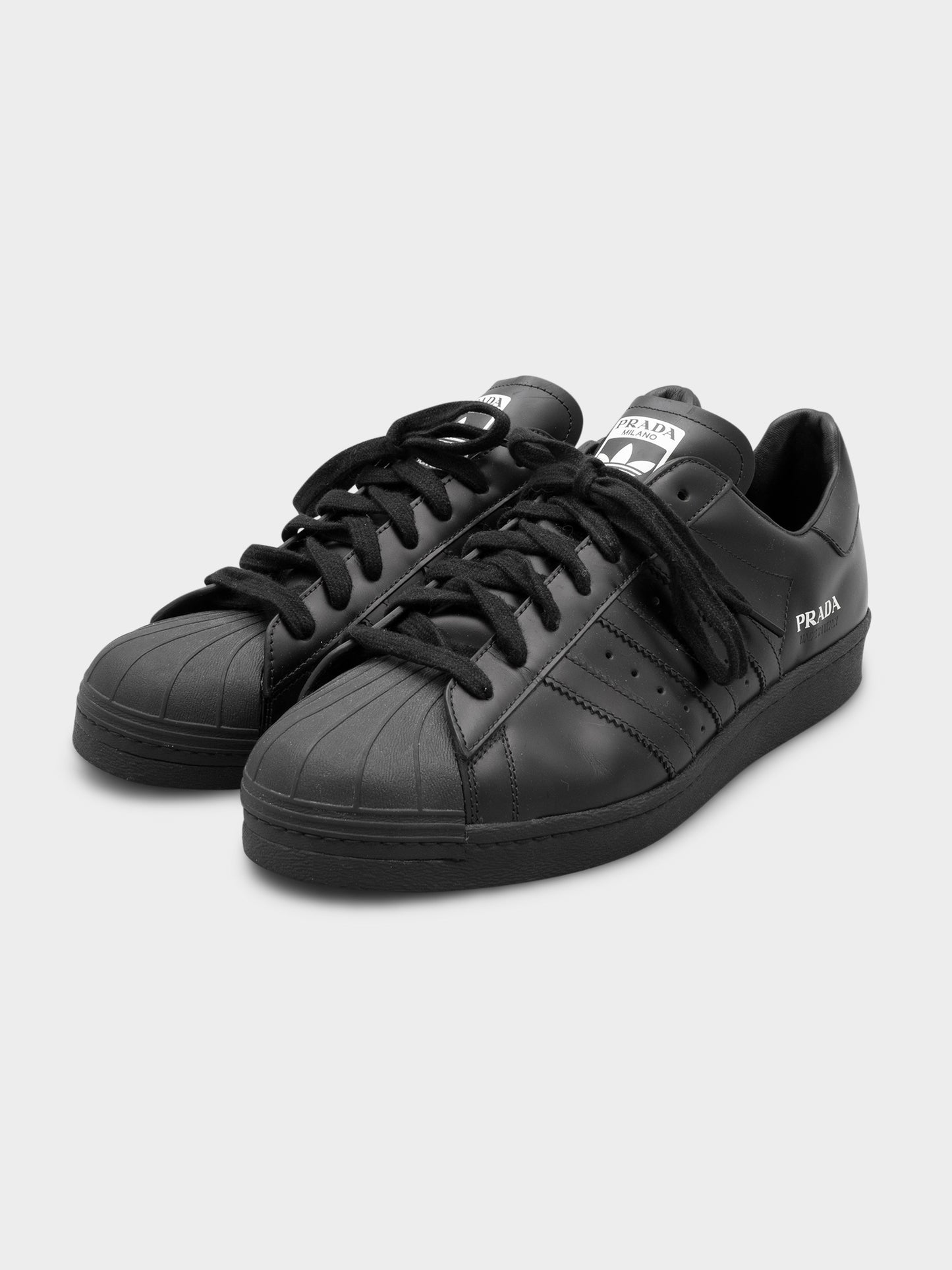 Adidas Black Superstar Core Sneakers