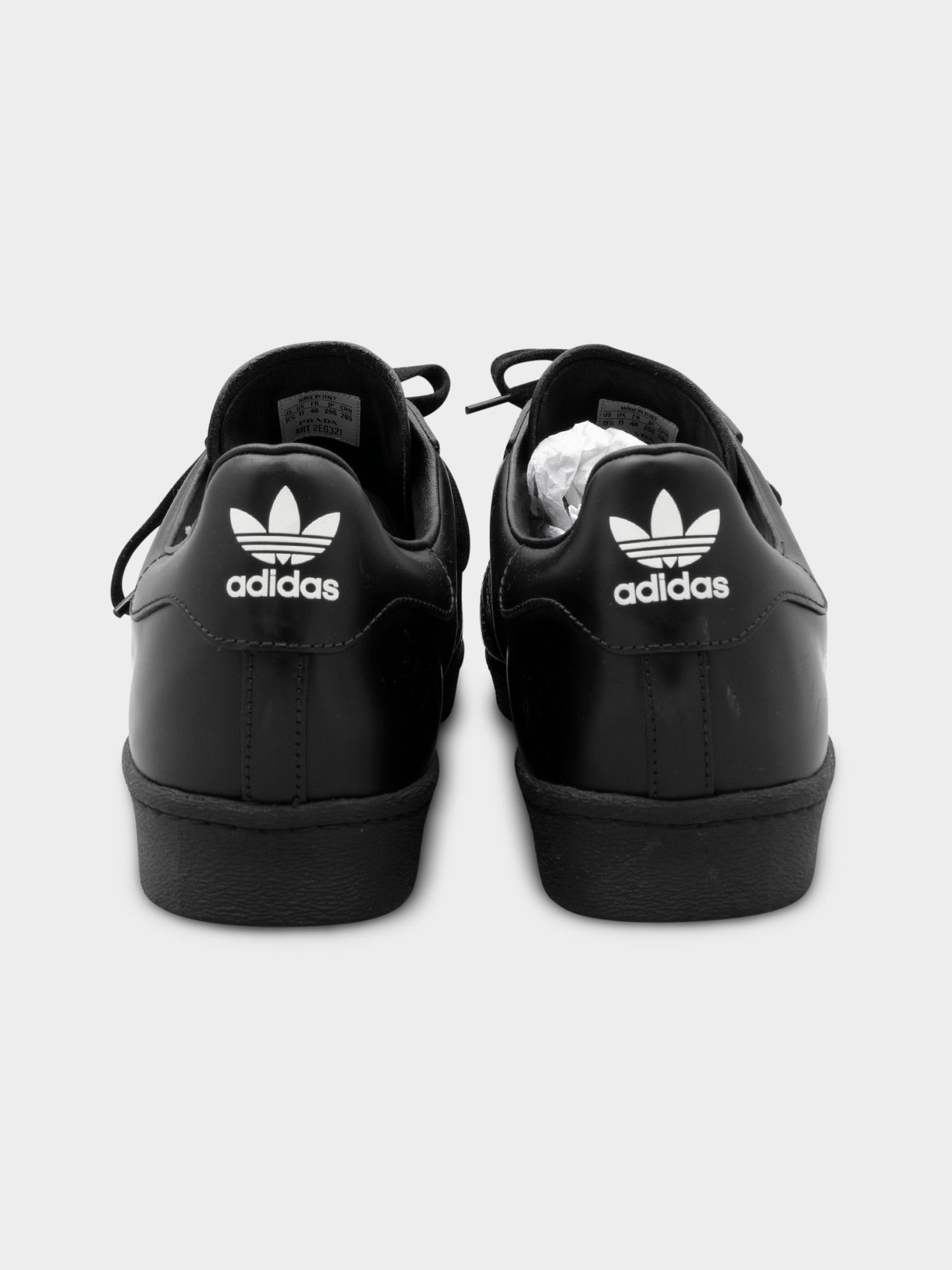 Adidas Black Superstar Core Sneakers