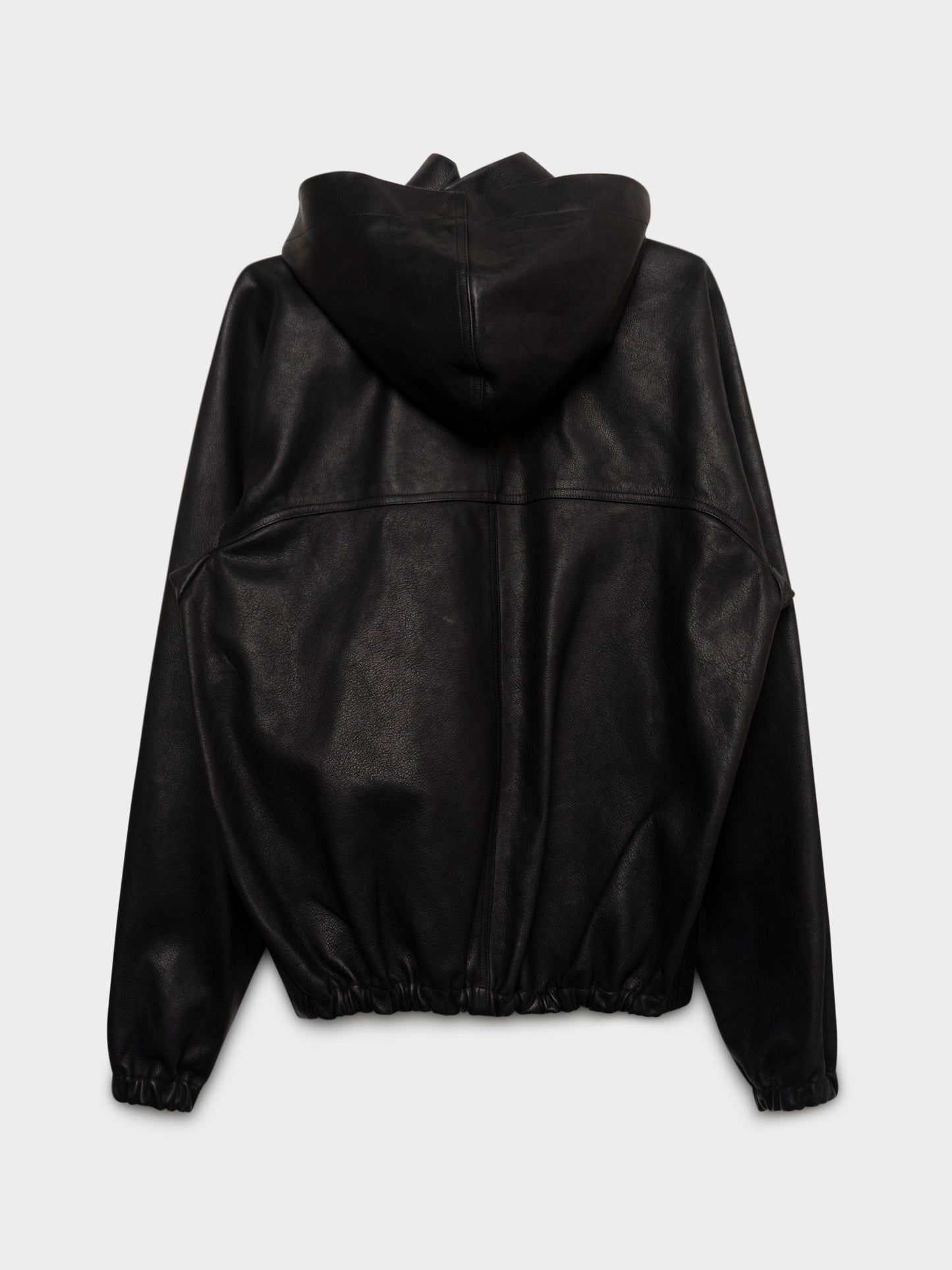 ‘Performa’ Hooded Calf Leather Jacket