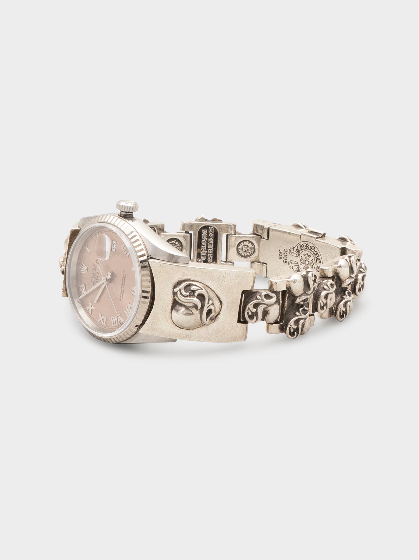 Salmon Rolex Oyster Perpetual Datejust