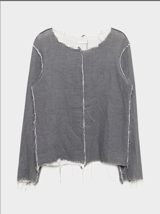 ‘Time Migration’ Raw Edge Longsleeve