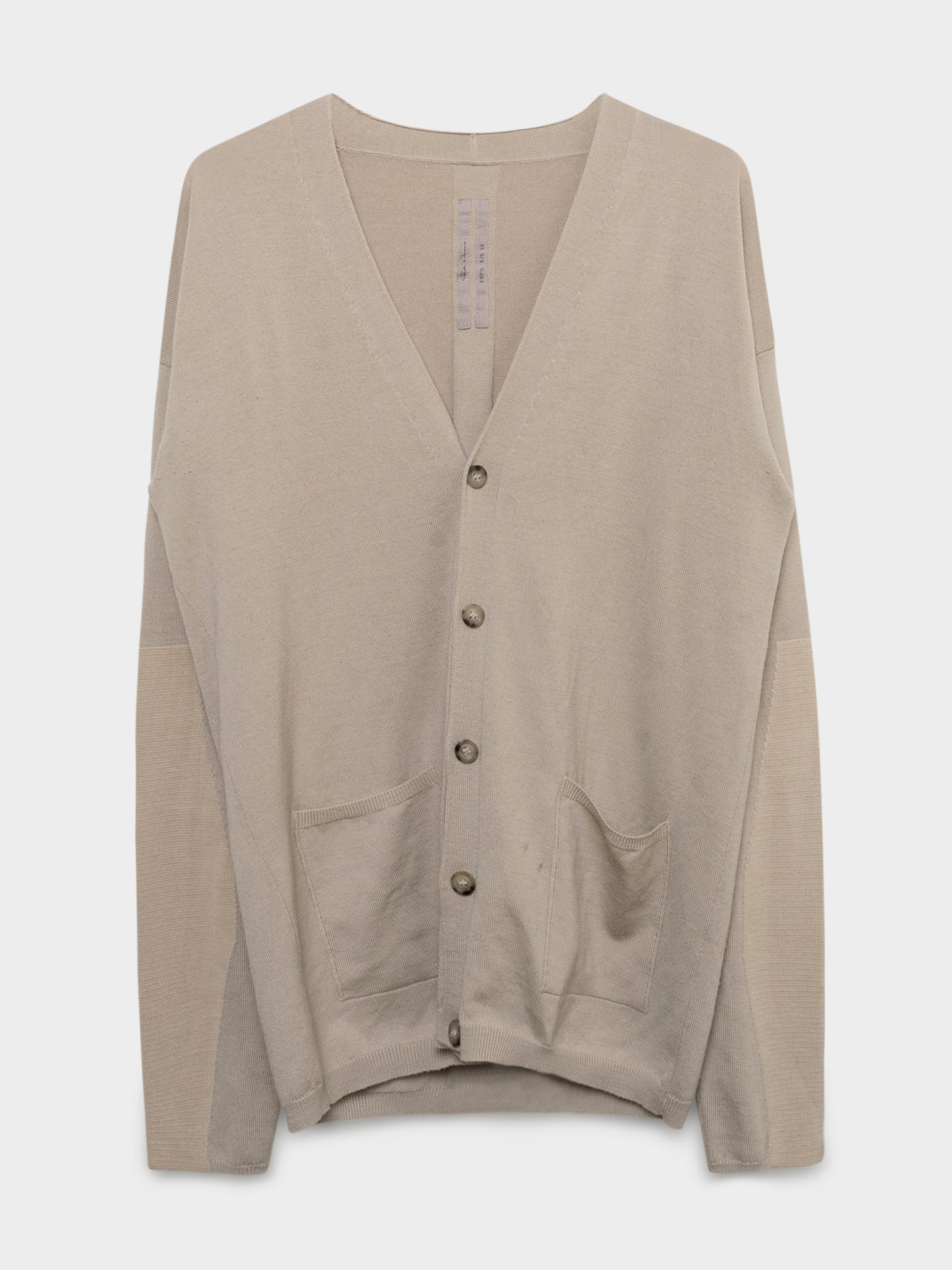‘Edfu’ Virgin Wool Pearl Cardigan