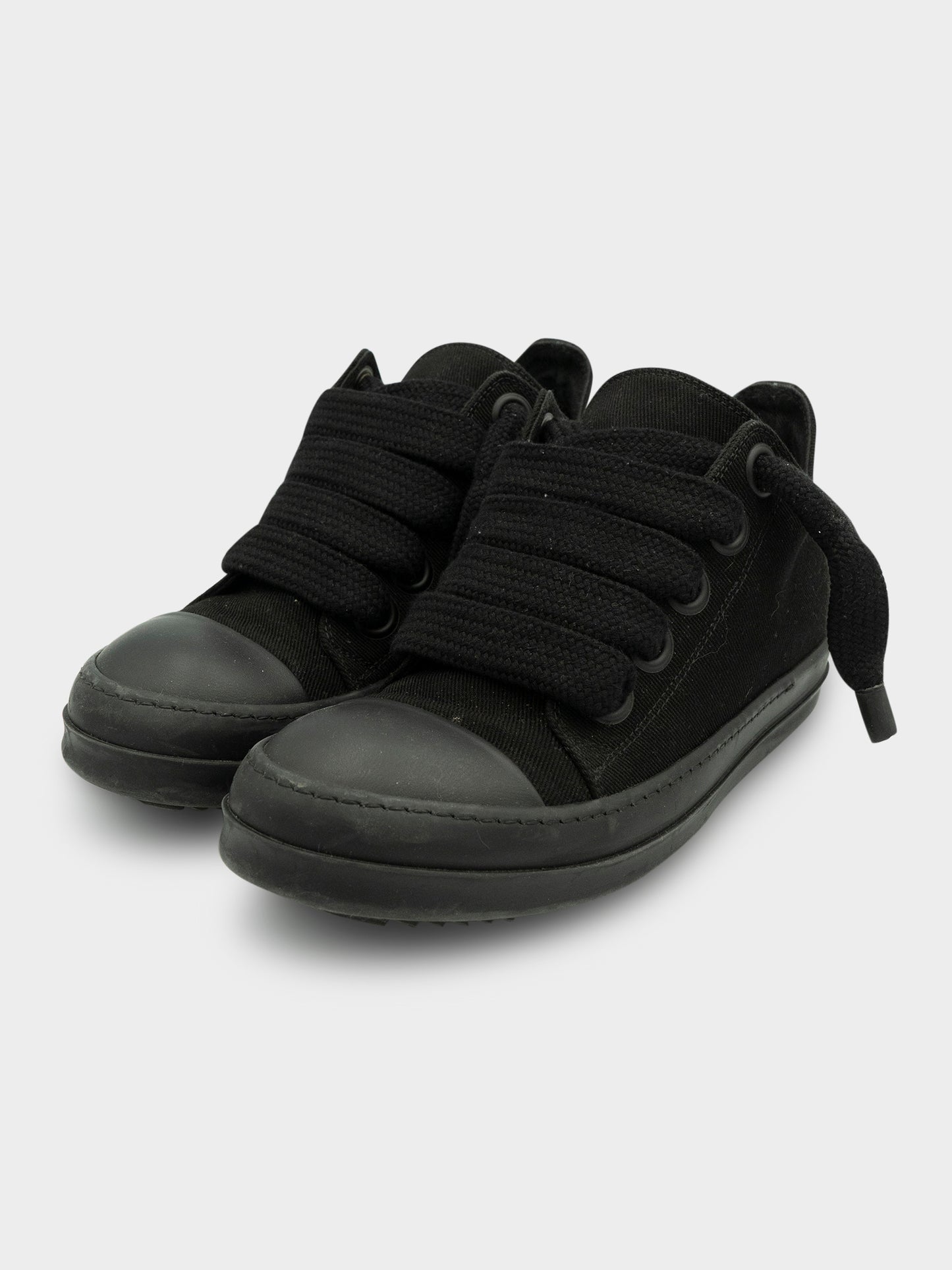 Black Jumbo Lace Ramones Low from Rick Owens 