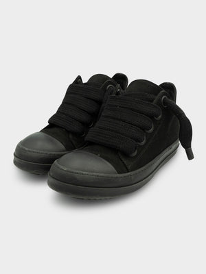 Black Jumbo Lace Ramones Low from Rick Owens 