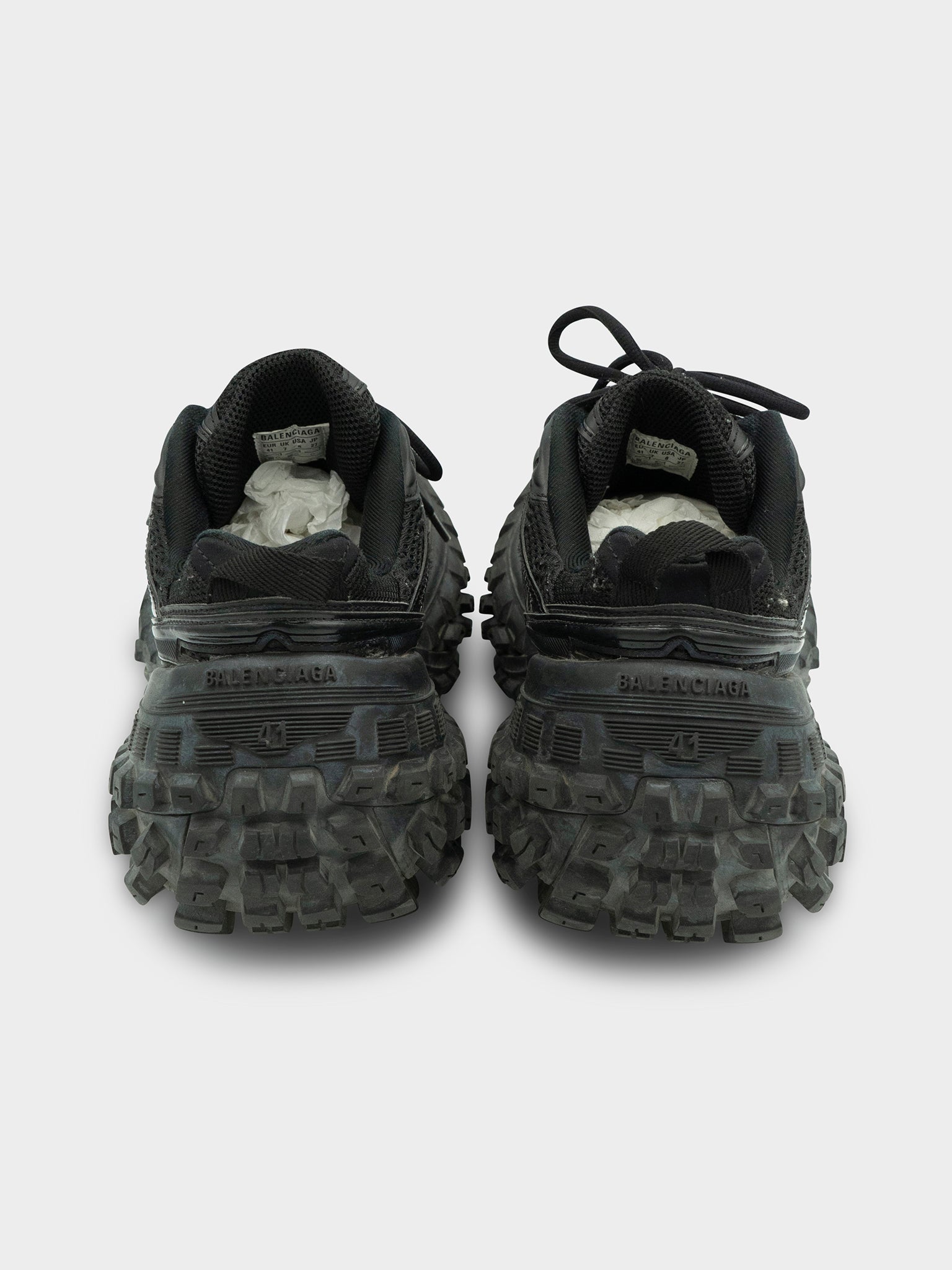 Balenciaga: Black Bouncer Sneakers | Groupie