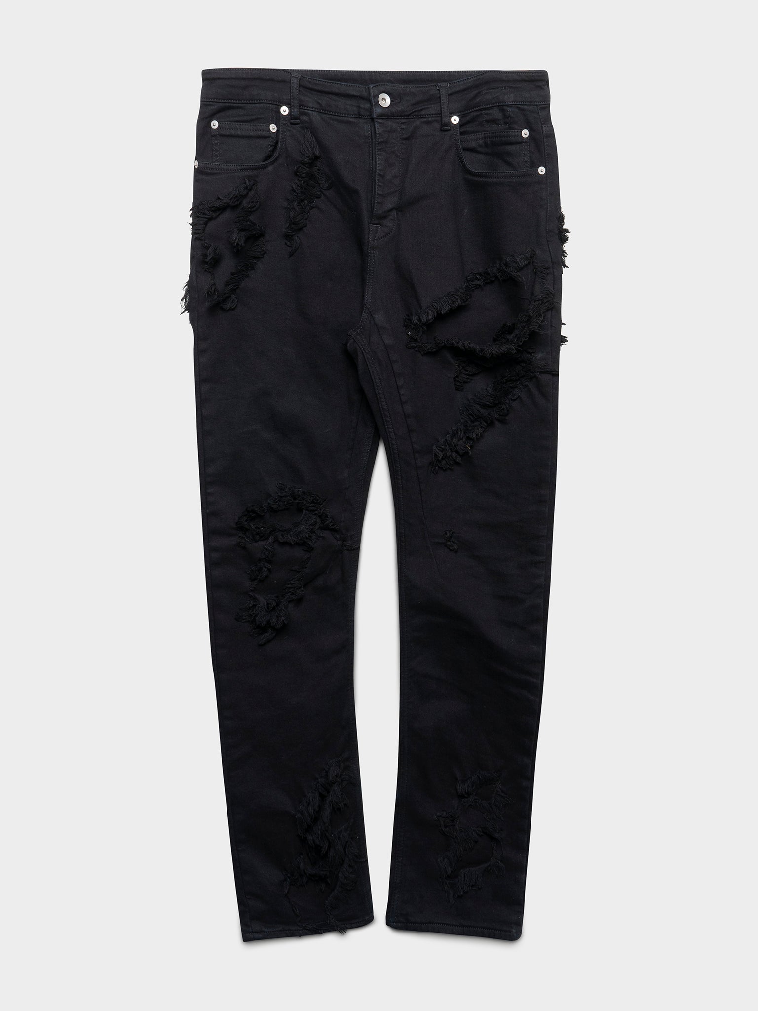 Slashed Detroit Jeans Rick Owens