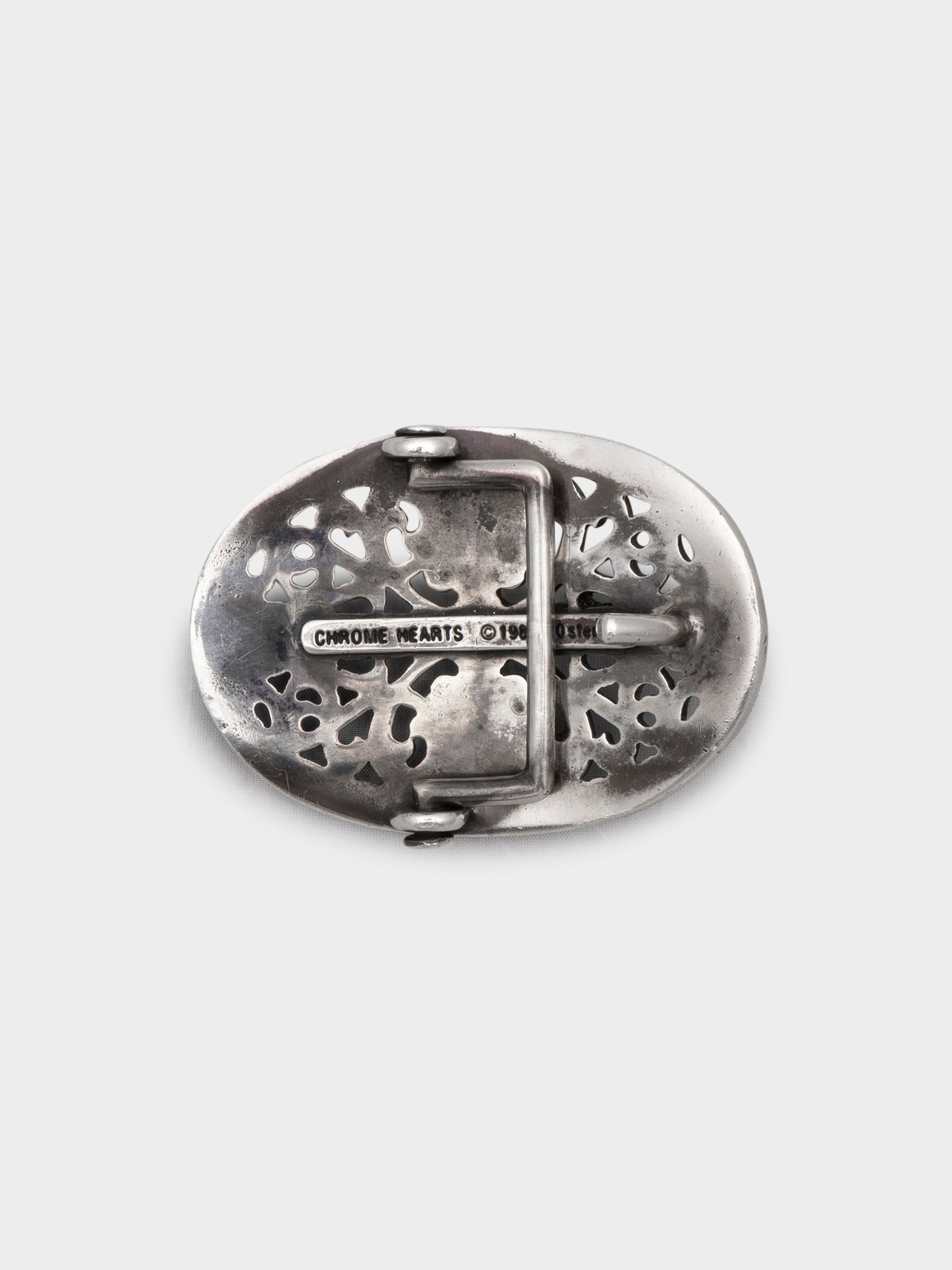 Oval Cross Belt Buckle