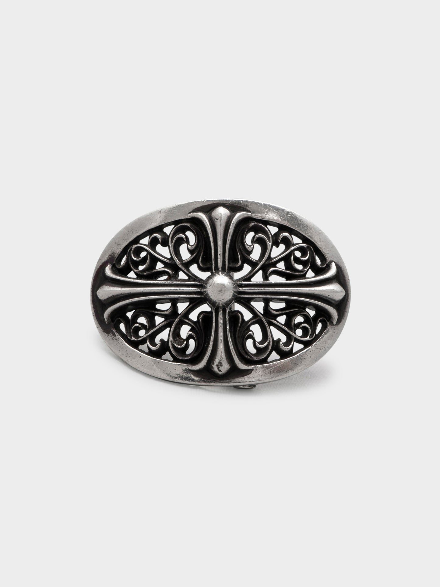 Oval Cross Belt Buckle