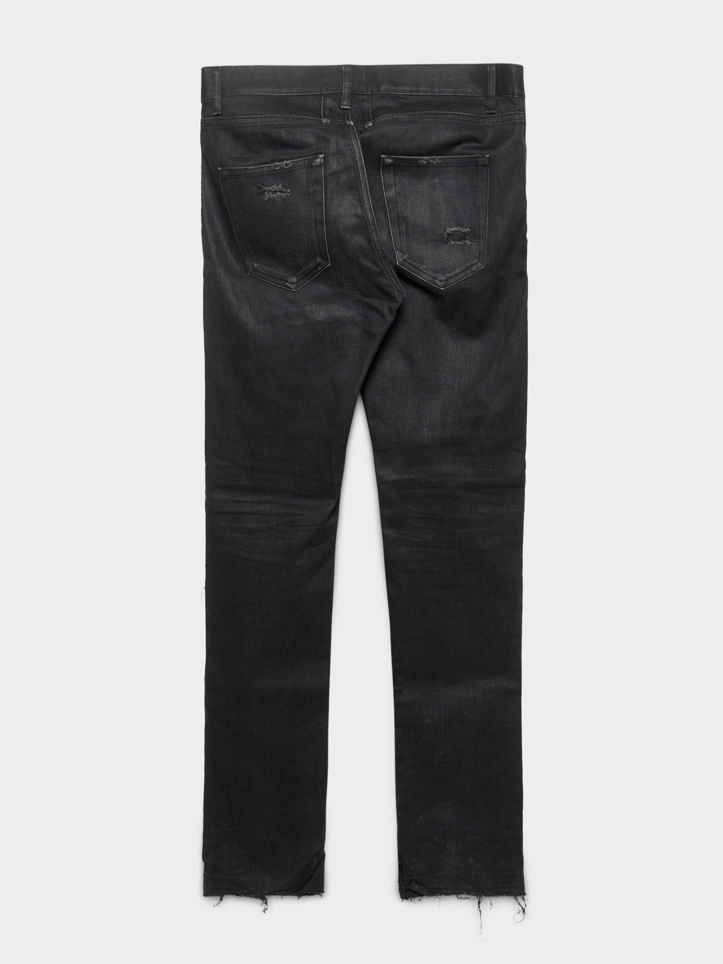 Destroyed Waxed D02 Jeans