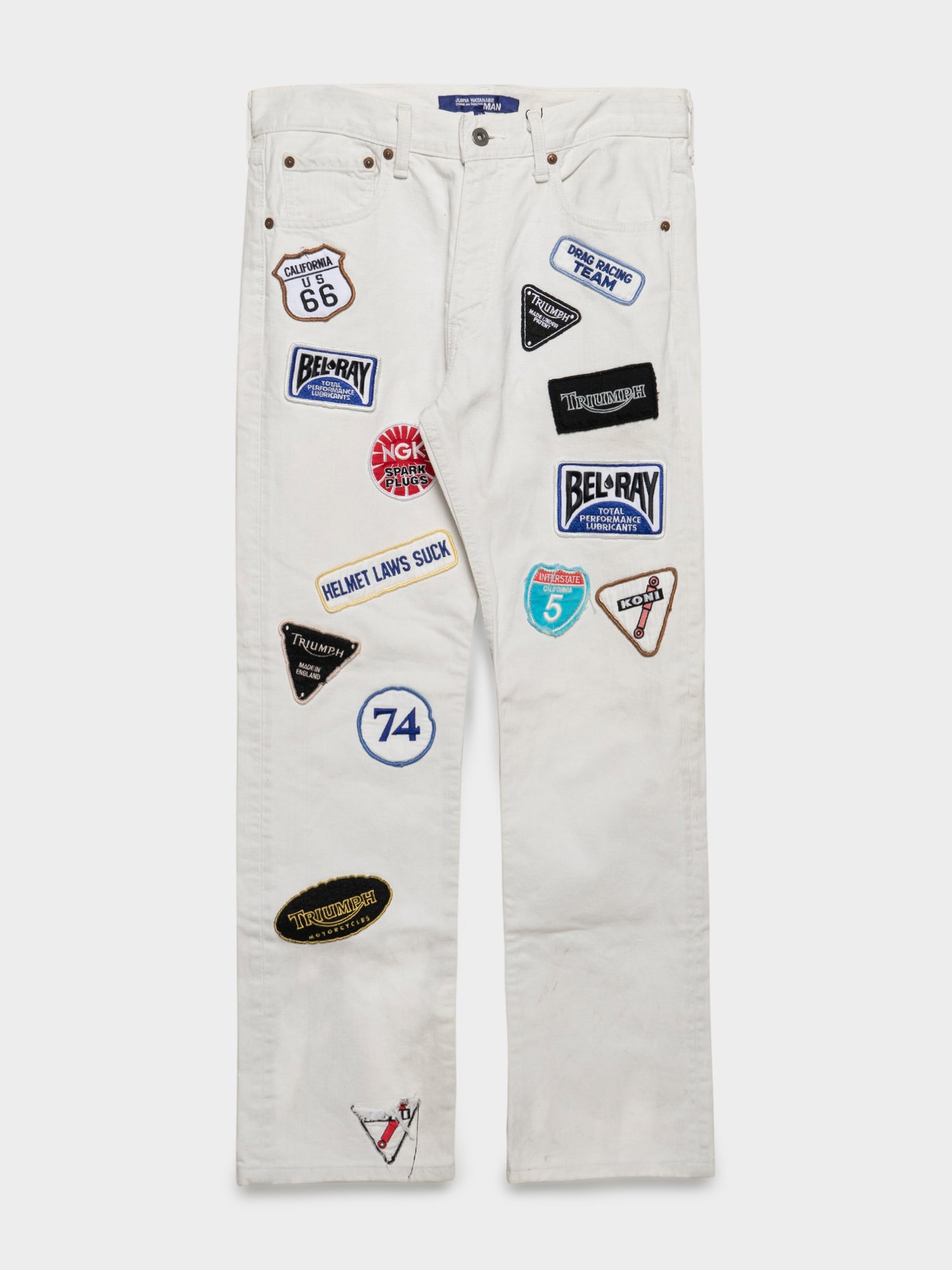 Moto Patch Jeans