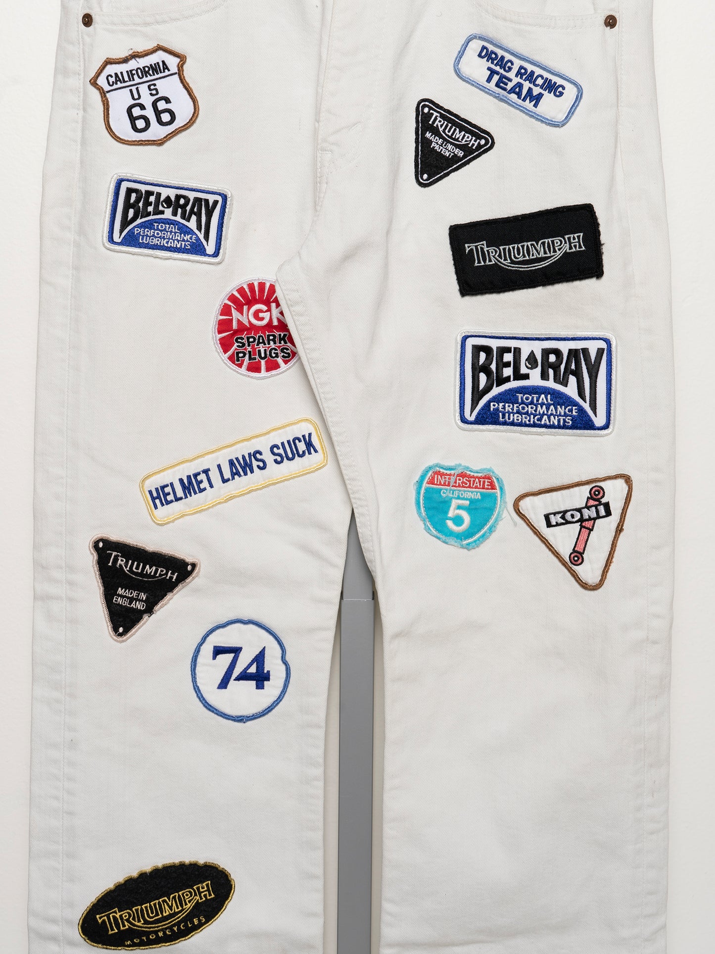 Moto Patch Jeans