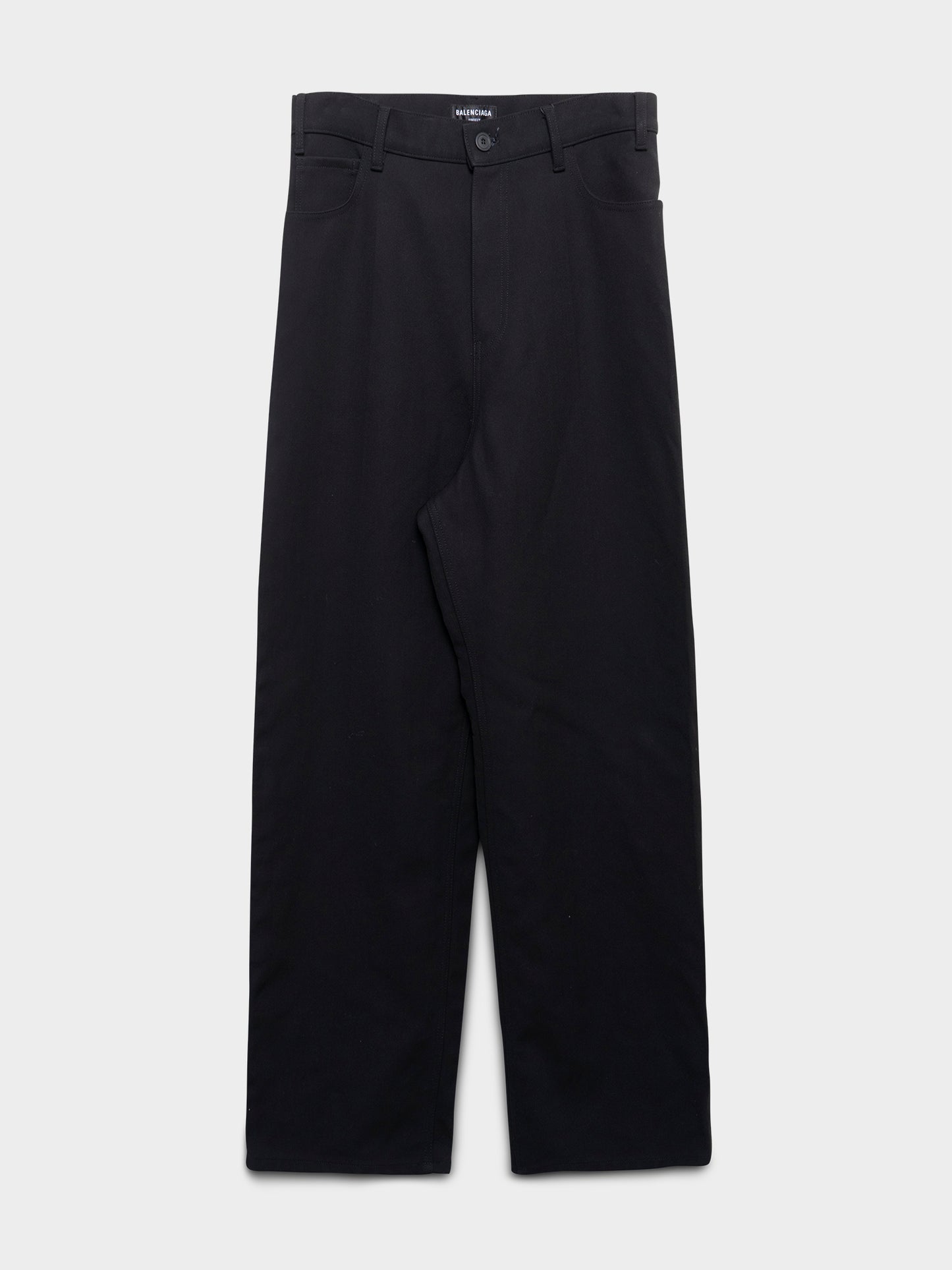 SS22 Heavy Black Trousers Balenciaga