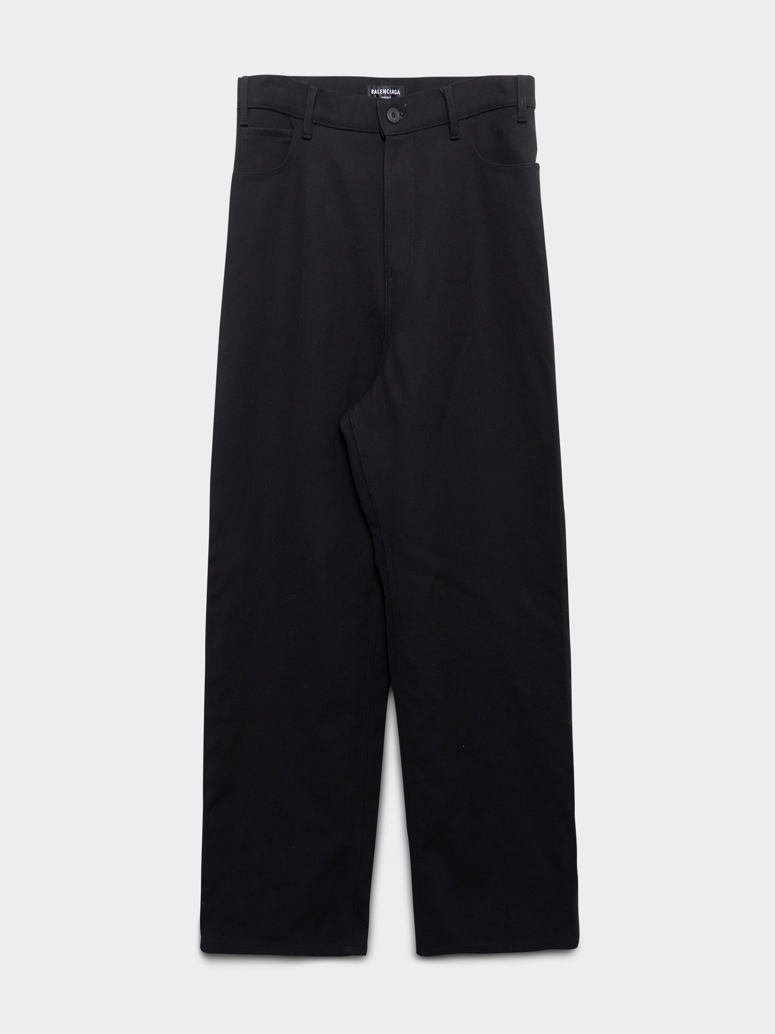 SS22 Heavy Black Trousers Balenciaga