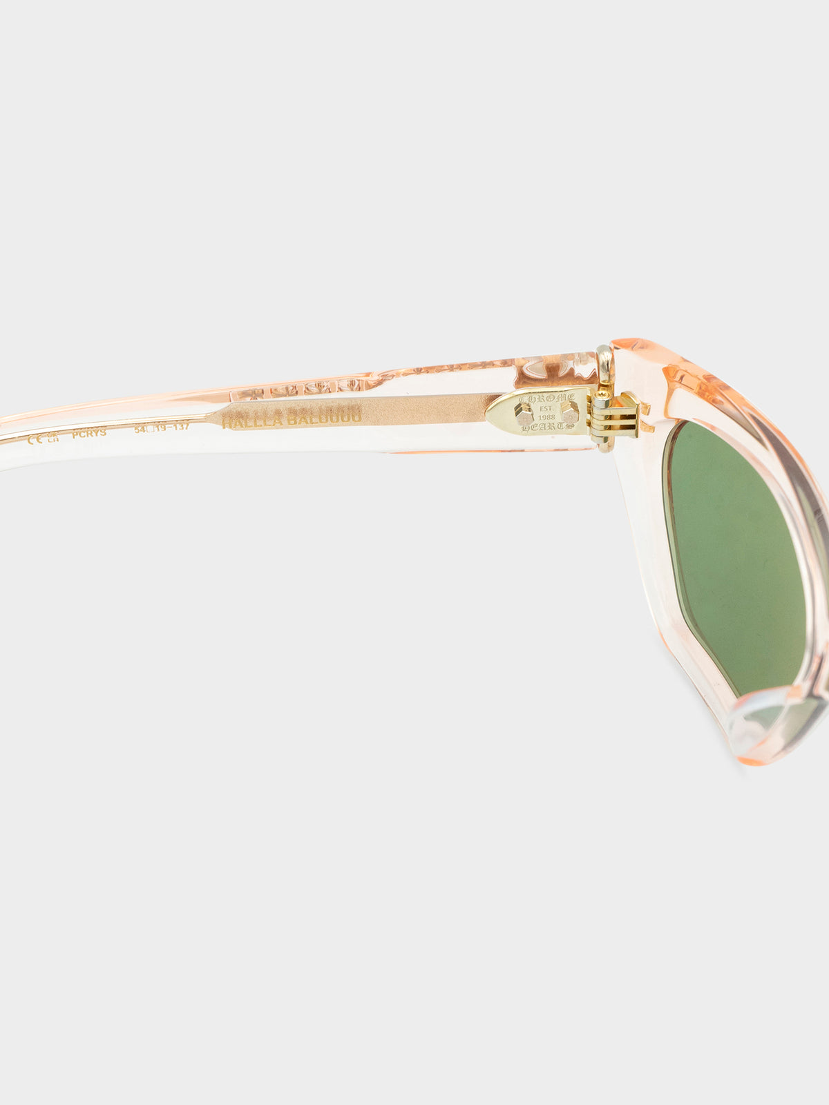 Hallla Baluuuu Pink Crystal Sunglasses