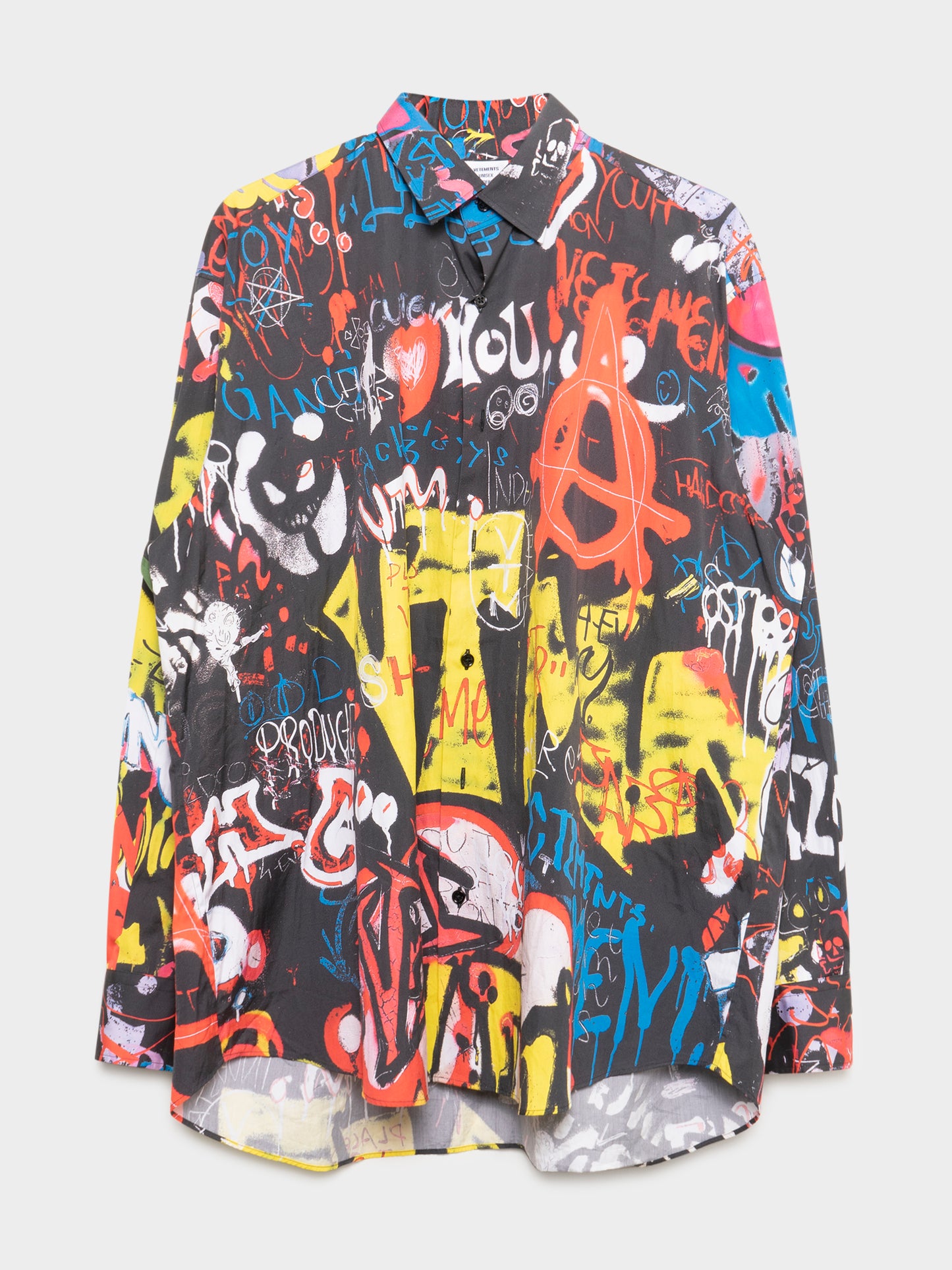 Graffiti Button-Up Shirt