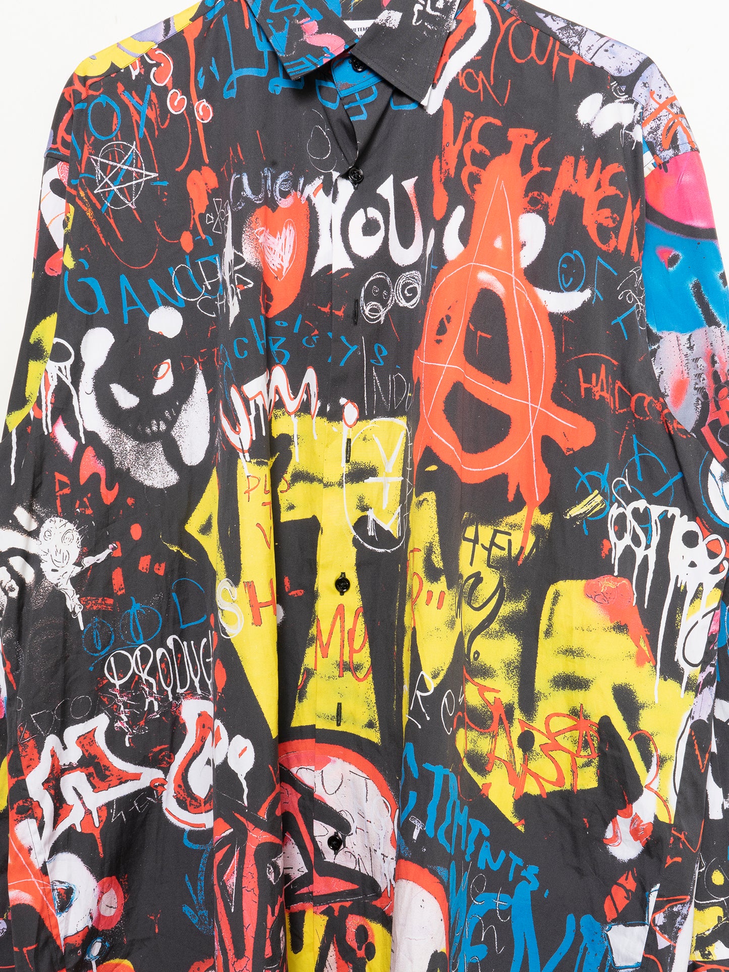 Graffiti Button-Up Shirt