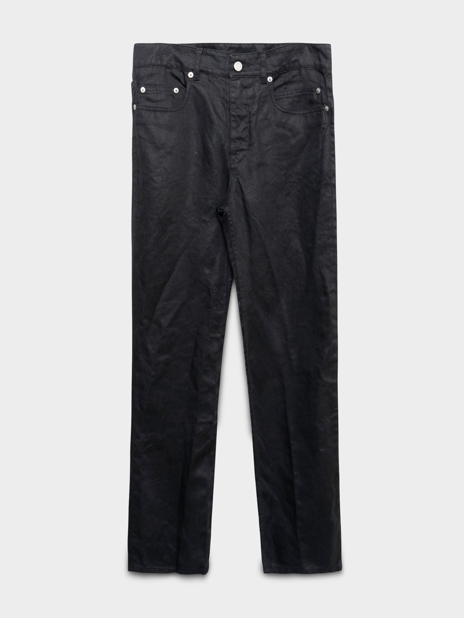 'Hollywood' SS24 Linen Jeans Rick Owens