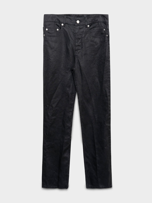 'Hollywood' SS24 Linen Jeans Rick Owens