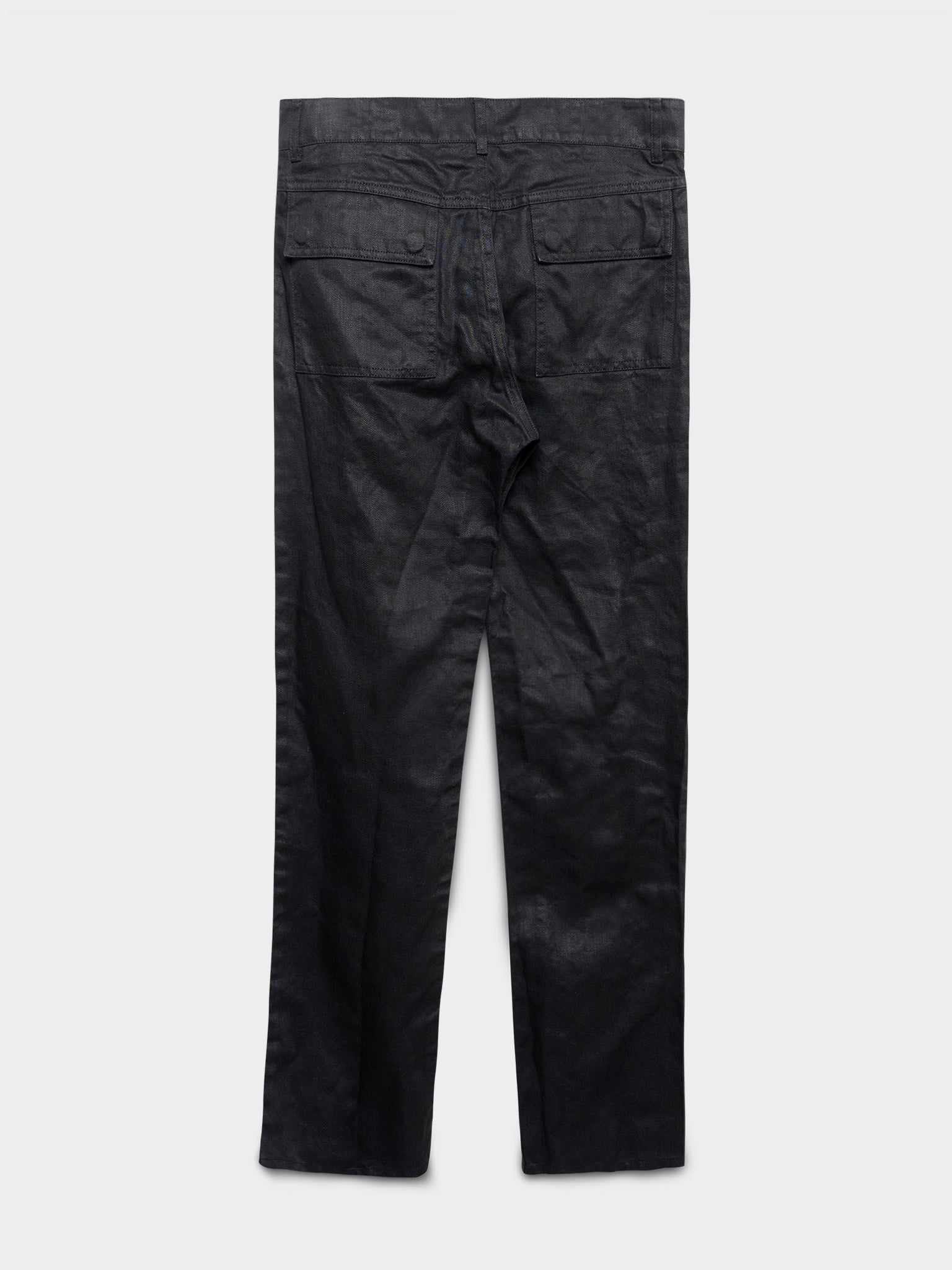 'Hollywood' SS24 Linen Jeans Rick Owens