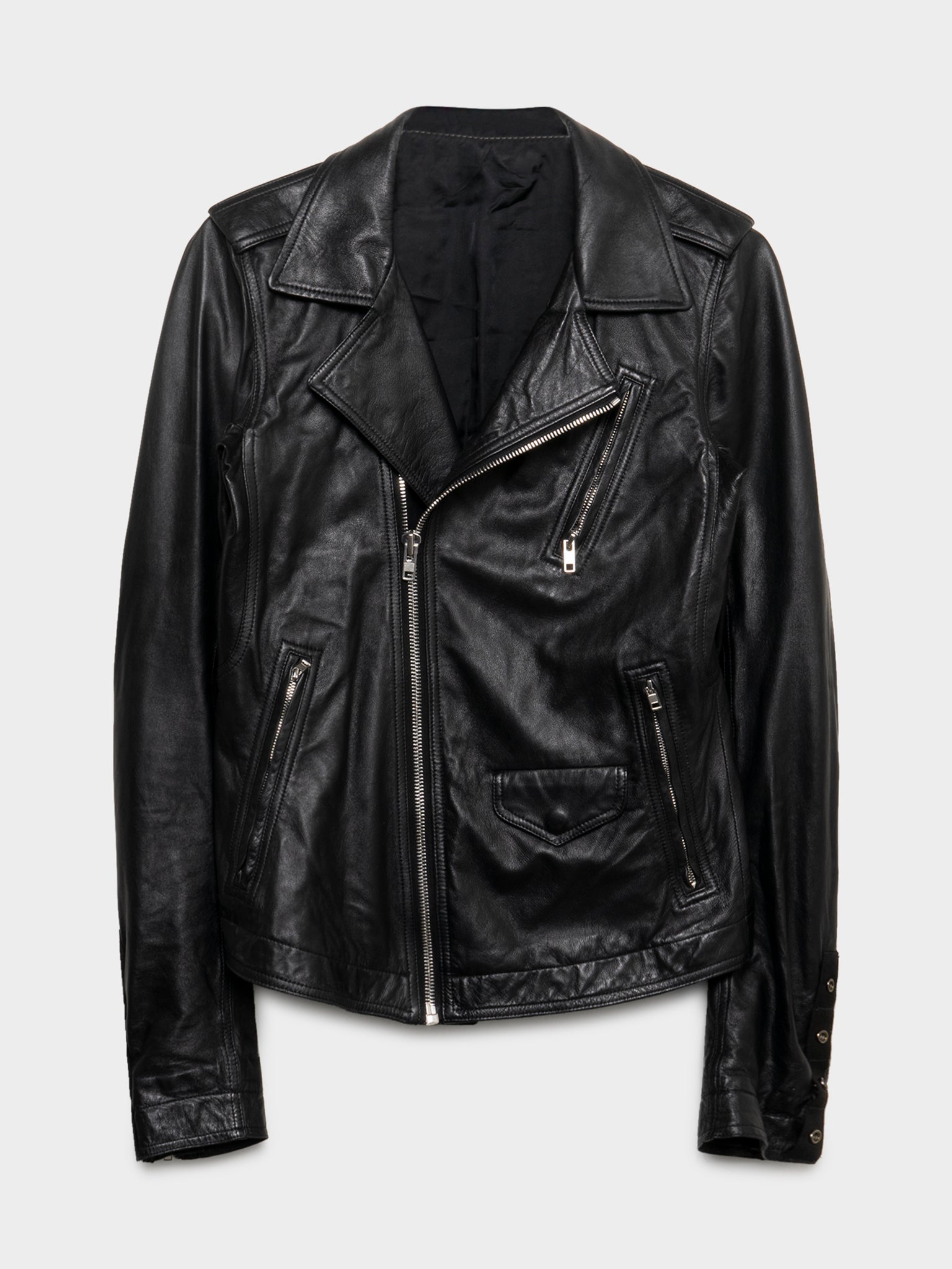Owens Leather Jacket Rick Owens Stooges Fit Rick Owens Jumbo