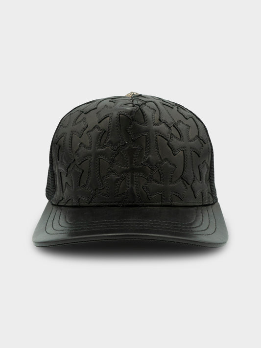 Leather Patched Trucker Hat