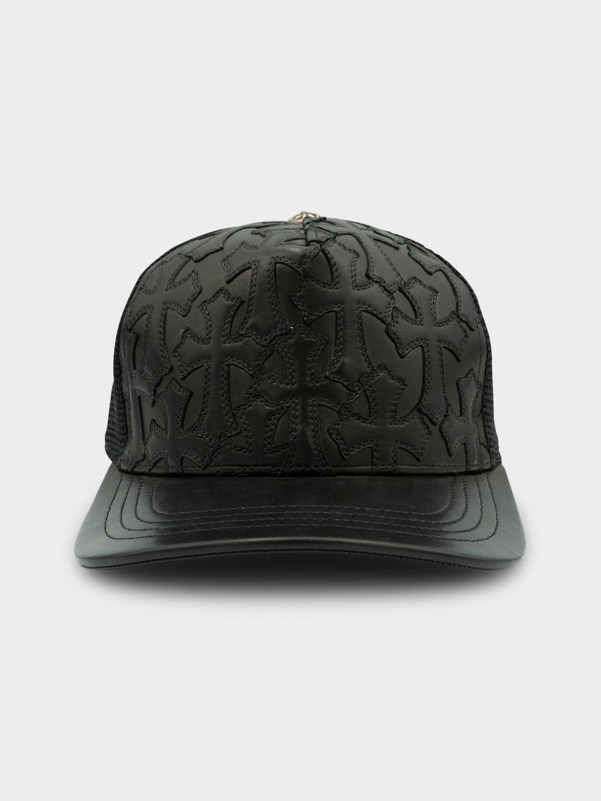 Leather Patched Trucker Hat