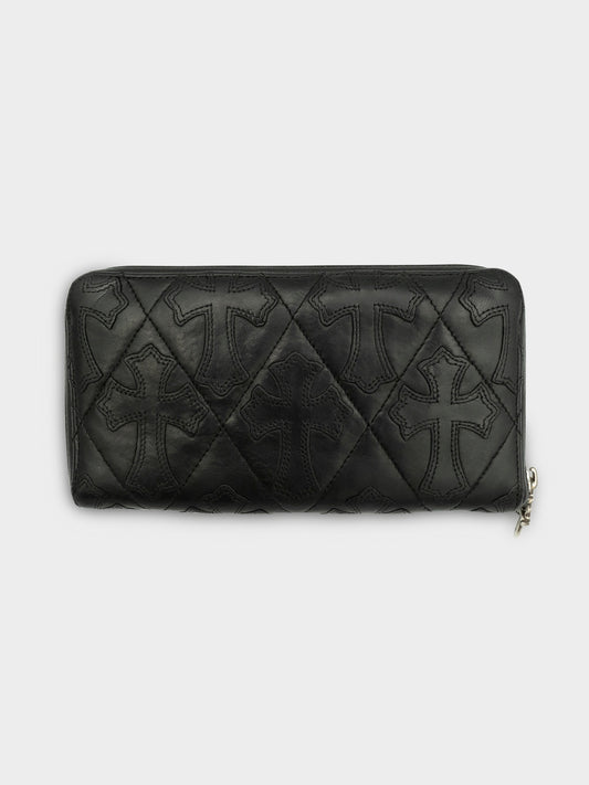 Cemetery Patch Quilted Rec F Zip Wallet