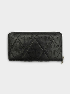 Cemetery Patch Quilted Rec F Zip Wallet