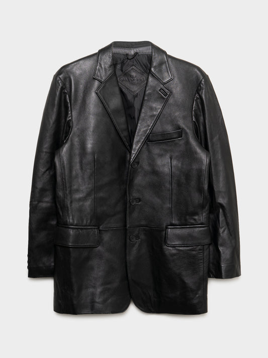 Leather Overcoat