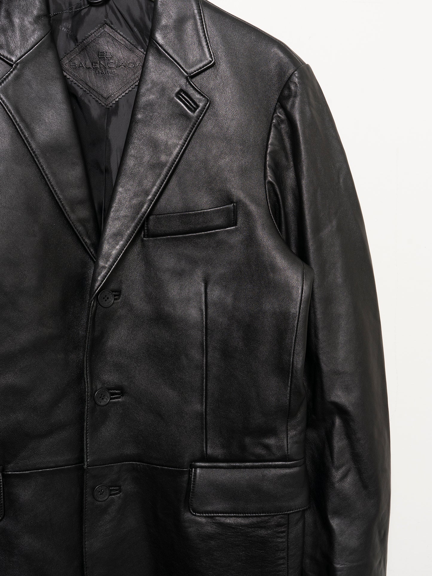 Leather Overcoat