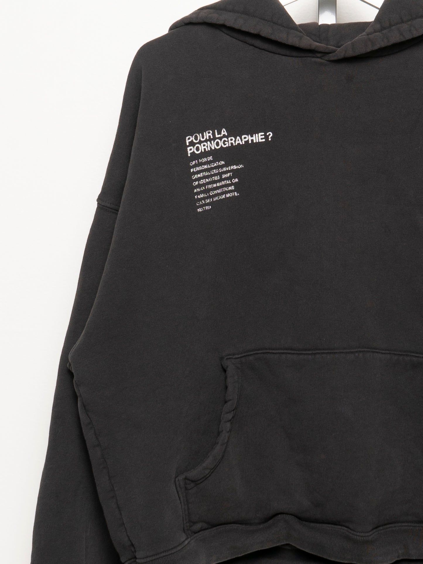 Pour la Pornographie Hoodie